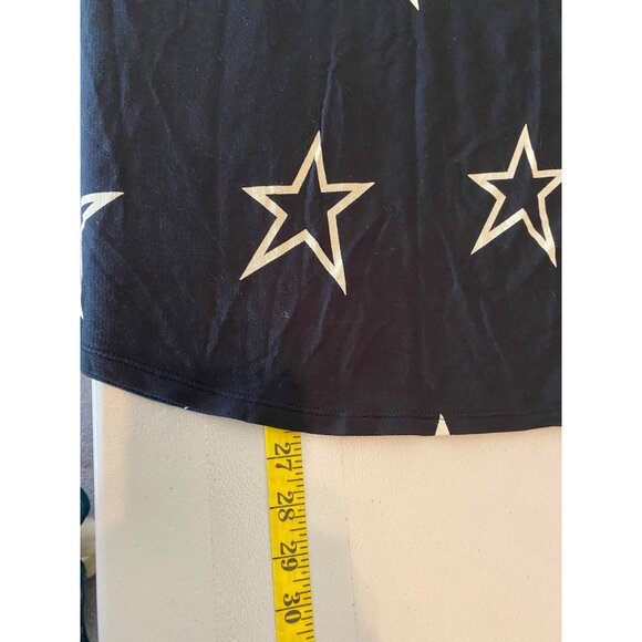 NWT Buffalo David Bitton Black Star Print French Terry Short Sleeve Top XL Soft - Picture 7 of 10